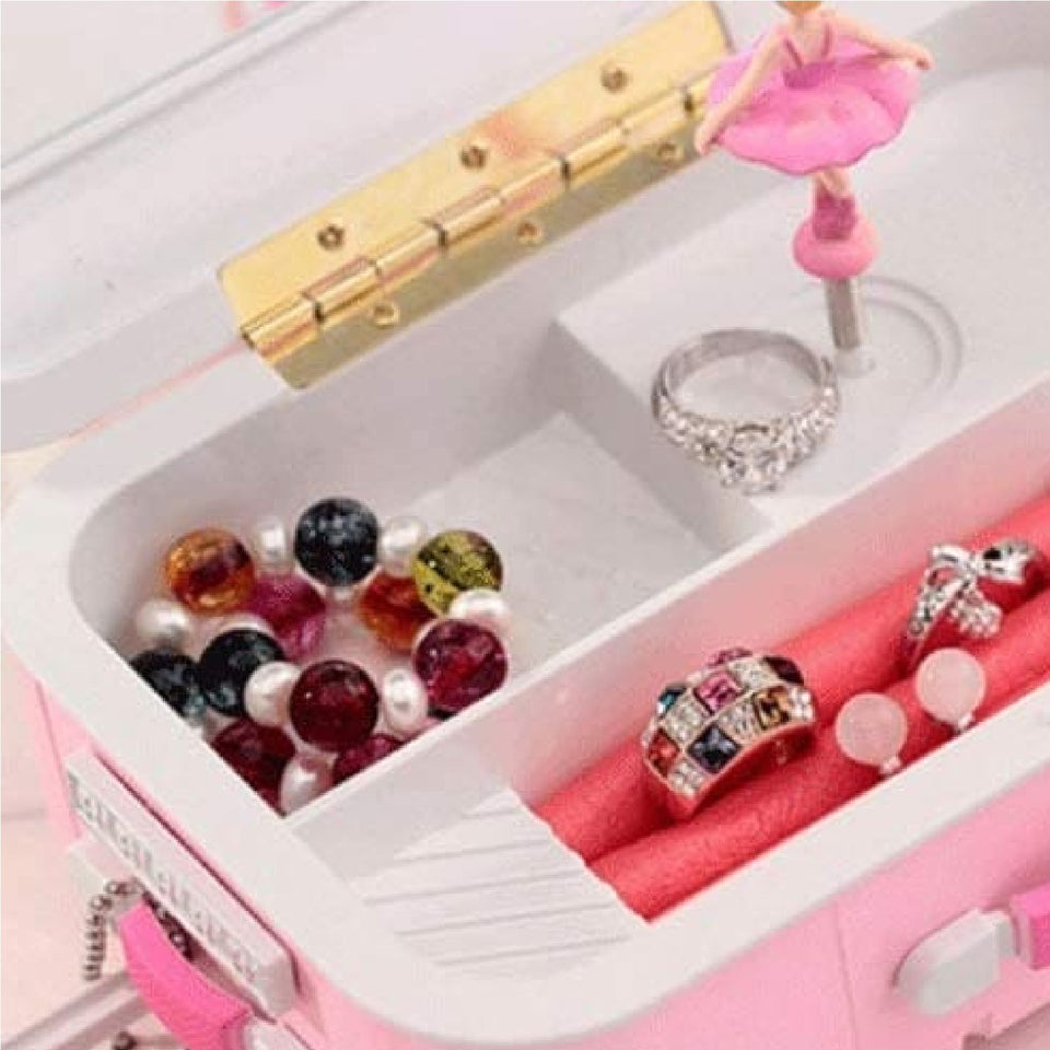 Mini Jewellery Suitcase Music Box